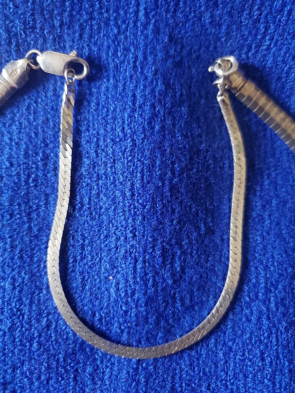 Vintage Sterling Silver Mens Necklace Pendant Taxco Mexico 925 Italy 23"L - Picture 5 of 7